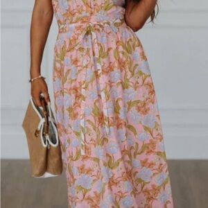 Vance Floral Midi Dress